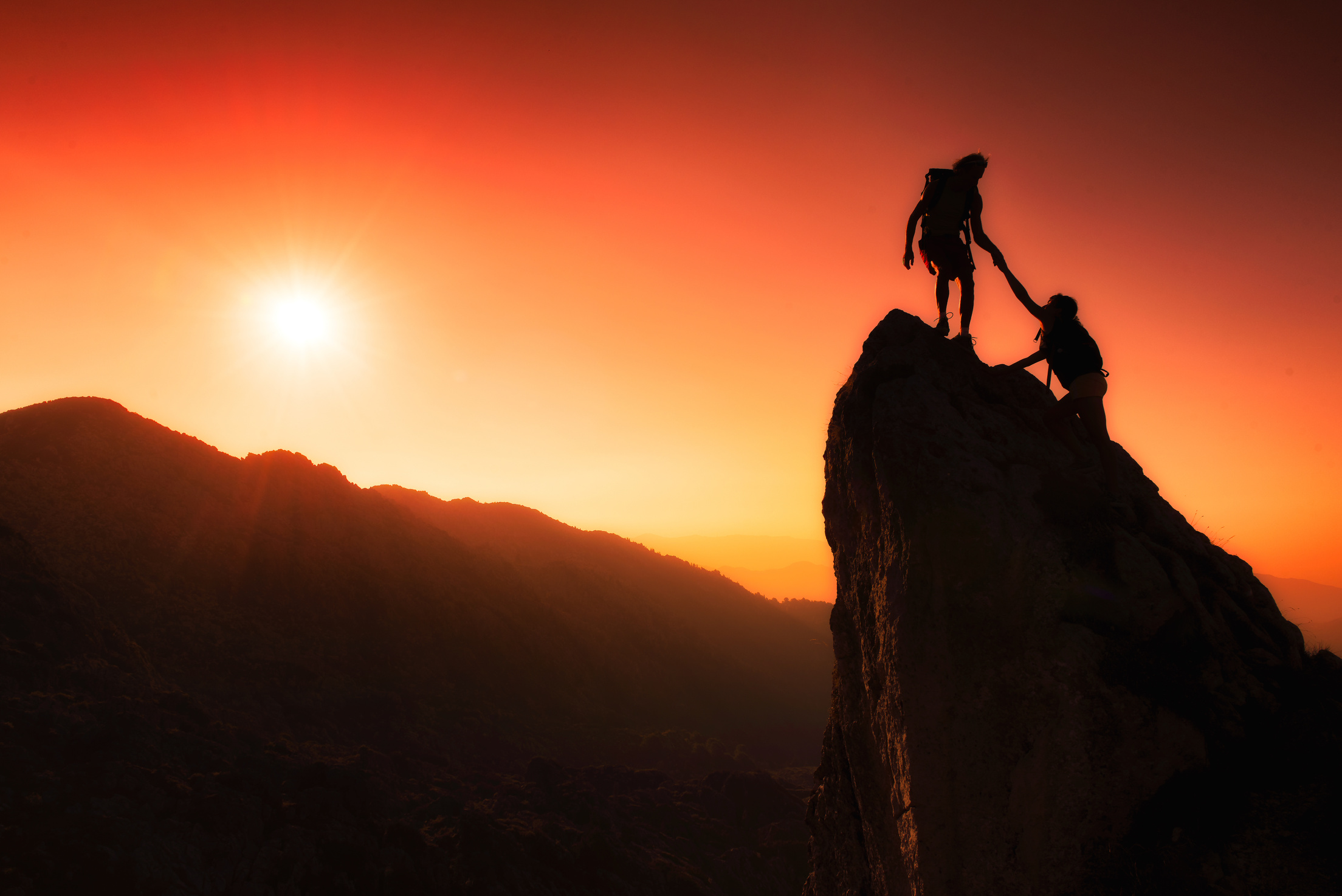 Silhouette in the Summit